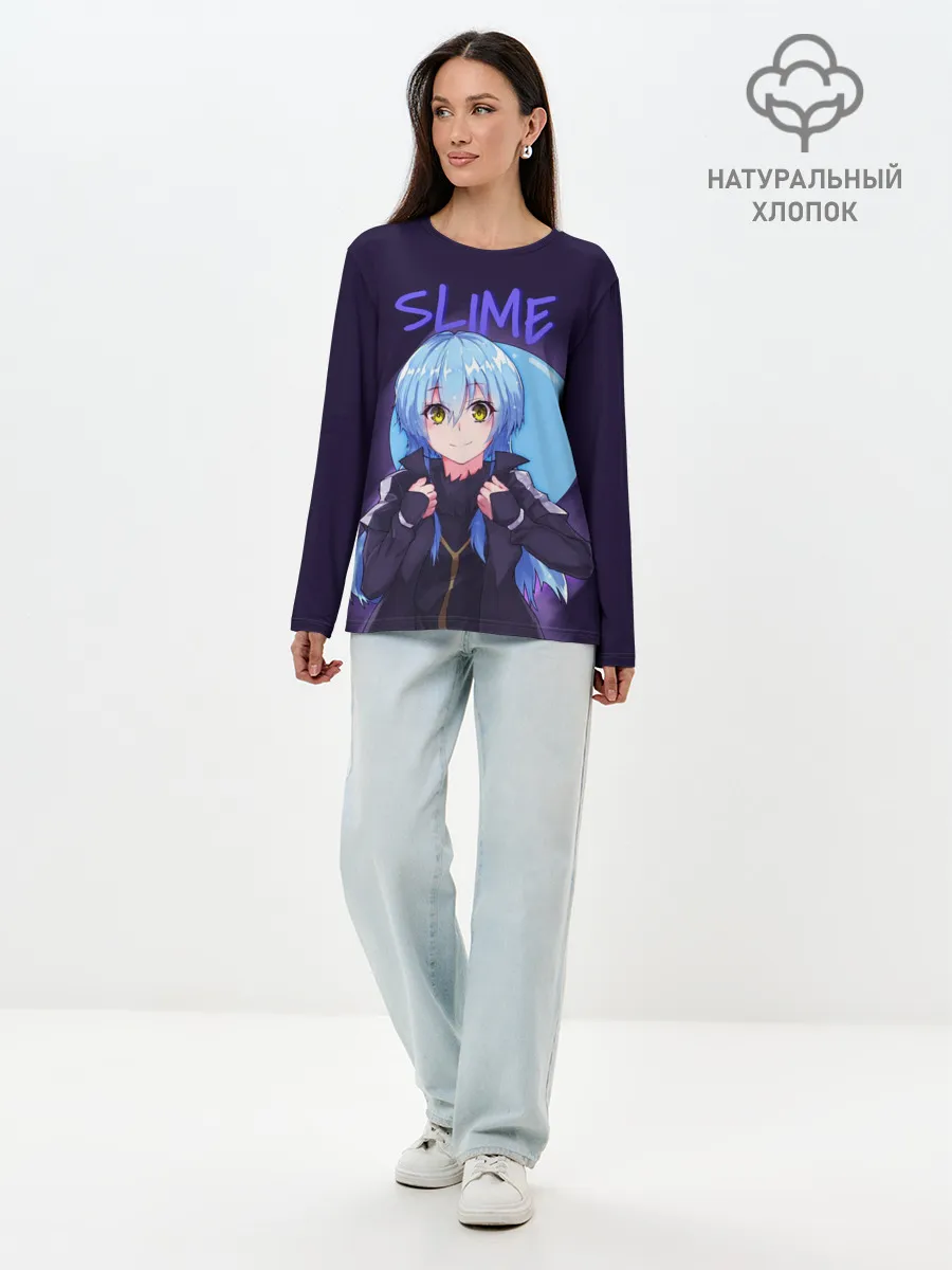 Лонгслив женский. Хлопок / Slime