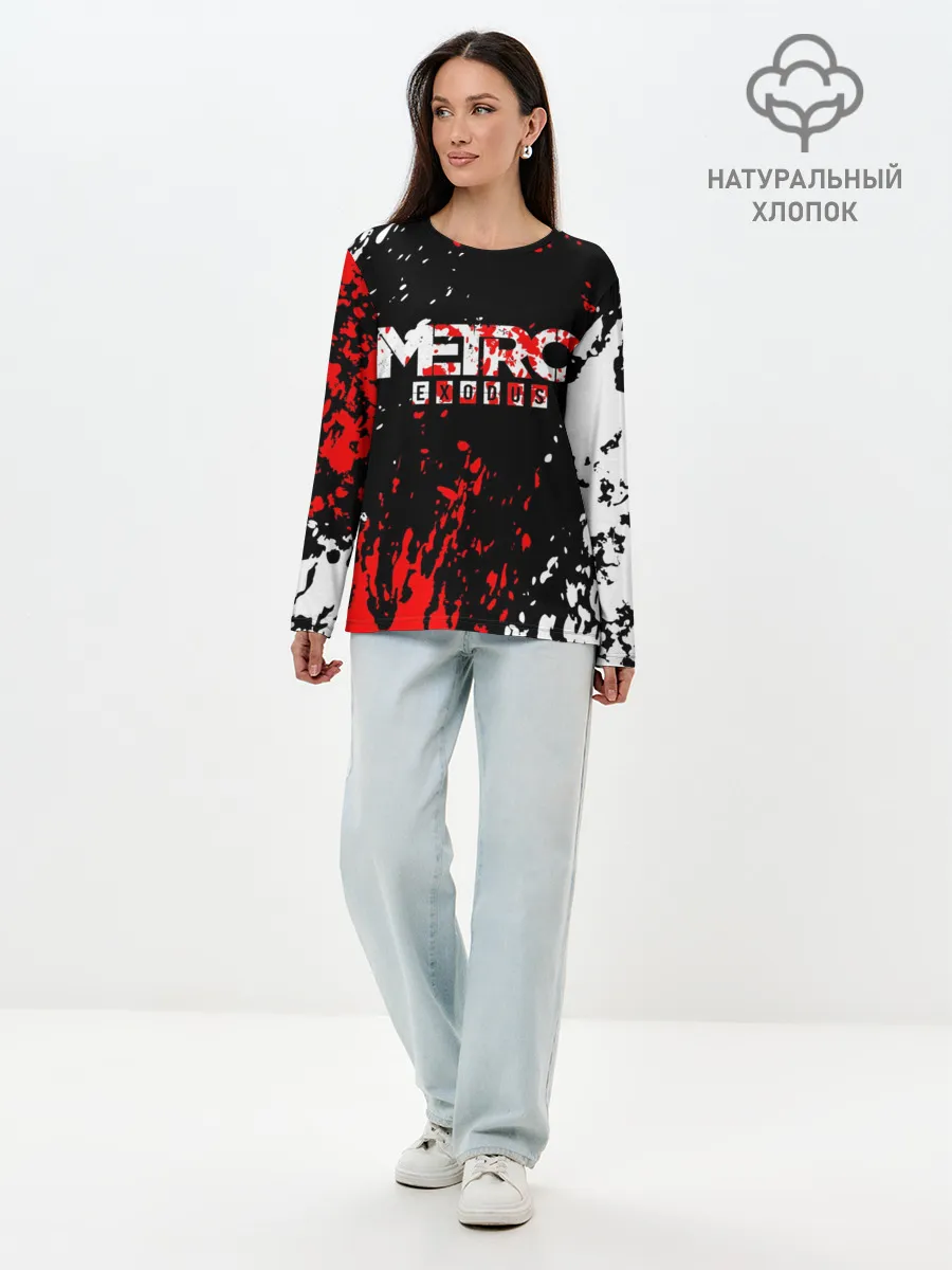Лонгслив женский. Хлопок / METRO EXODUS