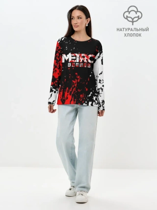 Лонгслив женский. Хлопок / METRO EXODUS