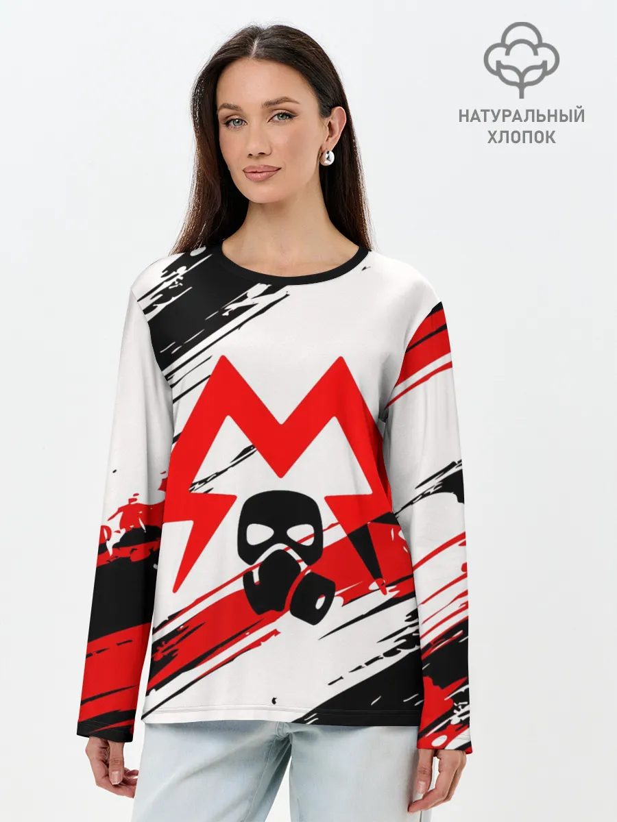 Лонгслив женский. Хлопок / METRO EXODUS SPARTA