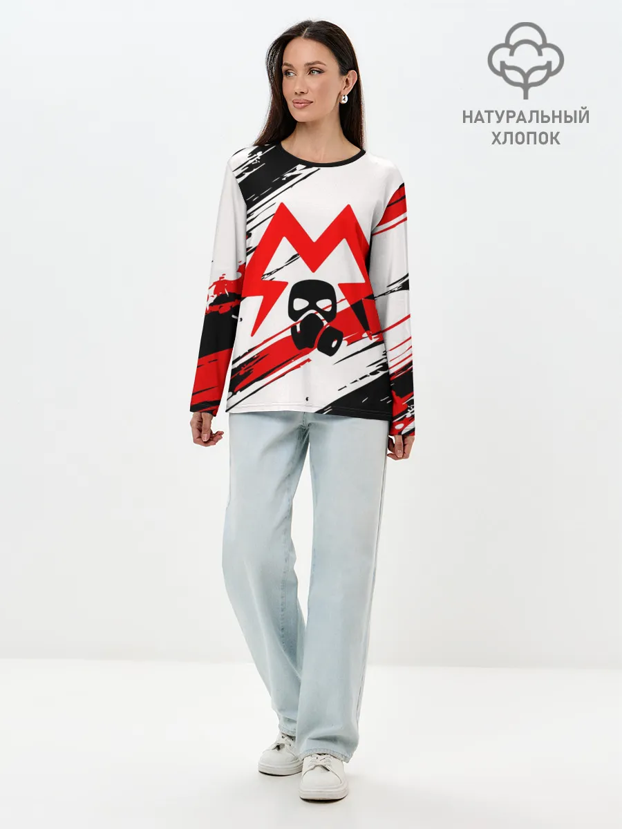 Лонгслив женский. Хлопок / METRO EXODUS SPARTA