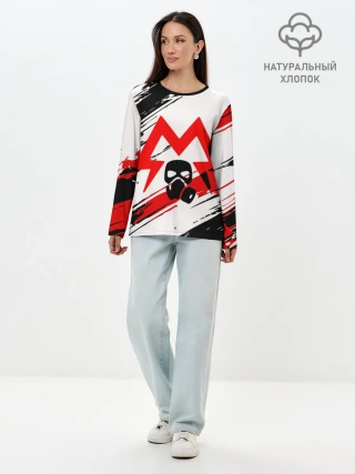 Лонгслив женский. Хлопок / METRO EXODUS SPARTA