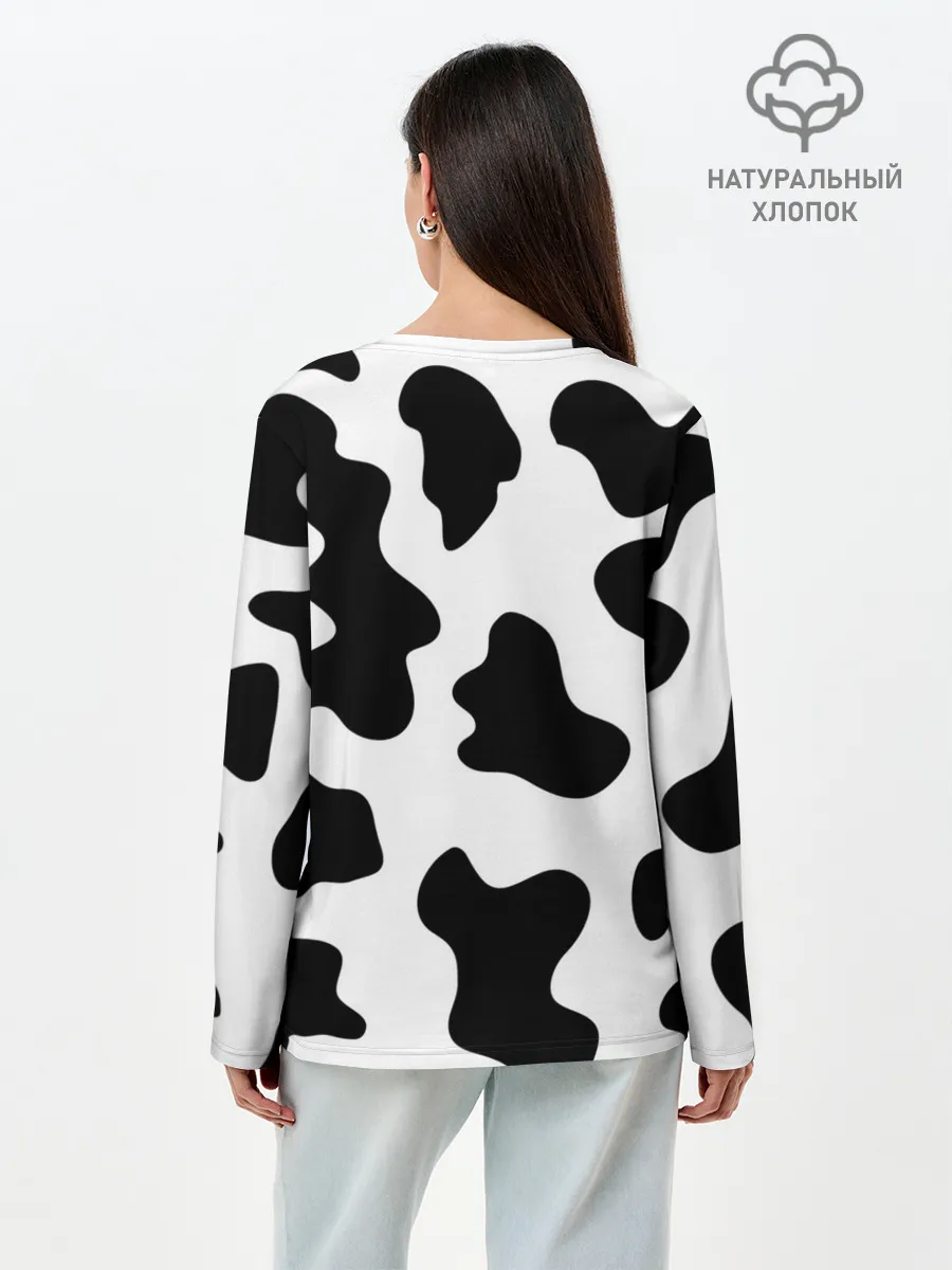 Лонгслив женский. Хлопок / Му-му