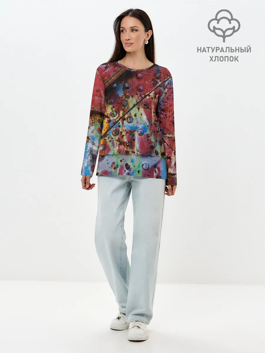 Лонгслив женский. Хлопок / Rust 2022 vanguard