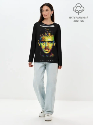 Лонгслив женский. Хлопок / LIL PEEP