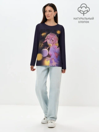 Лонгслив женский. Хлопок / Shuna