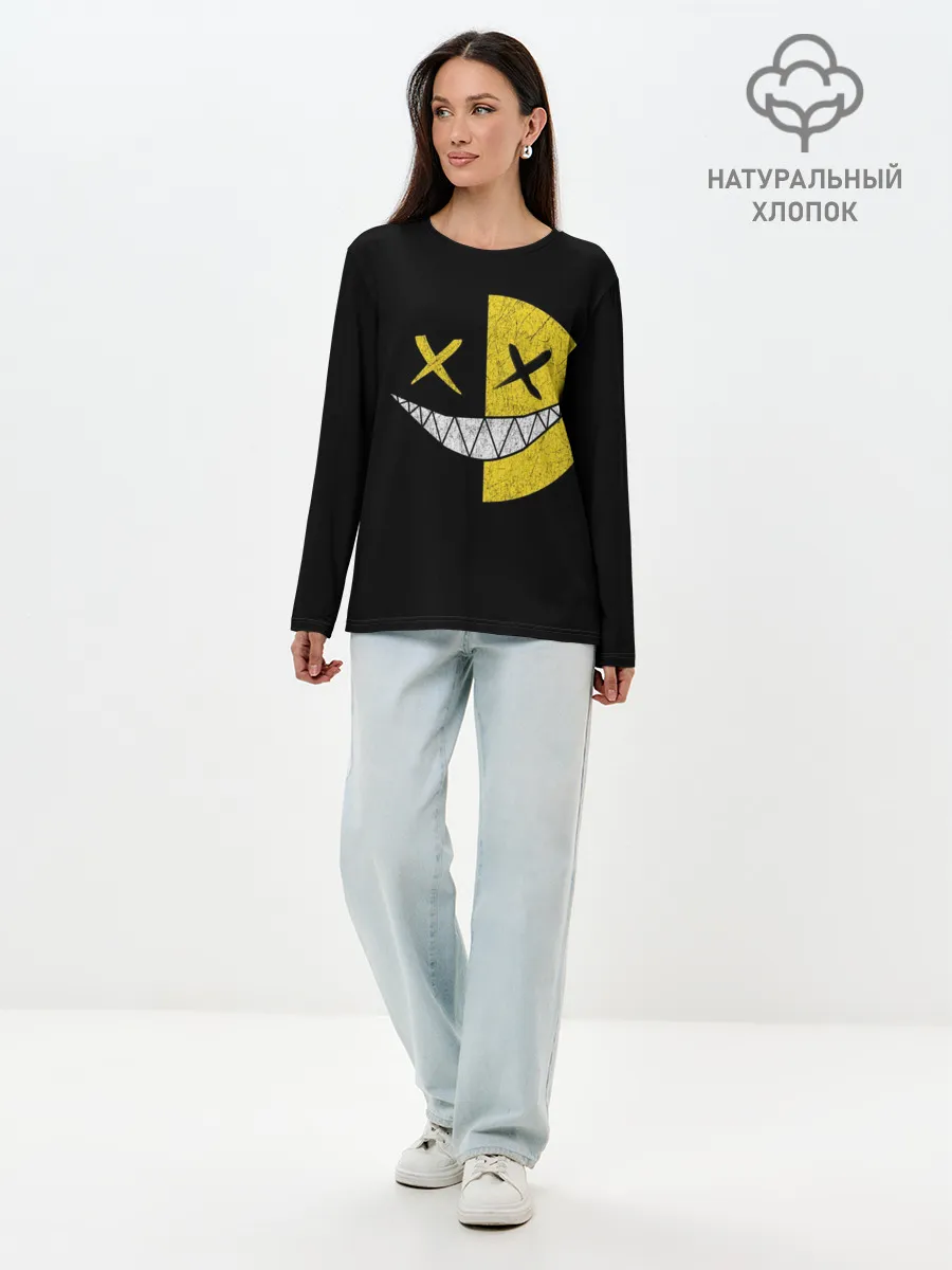Лонгслив женский. Хлопок / SMILE