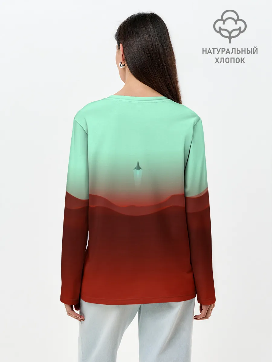 Лонгслив женский. Хлопок / Boris Norris - When the Tunnel