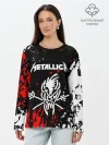 Лонгслив женский. Хлопок / METALLICA