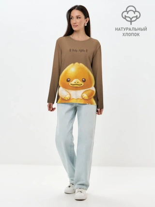 Лонгслив женский. Хлопок / Baby Niffler