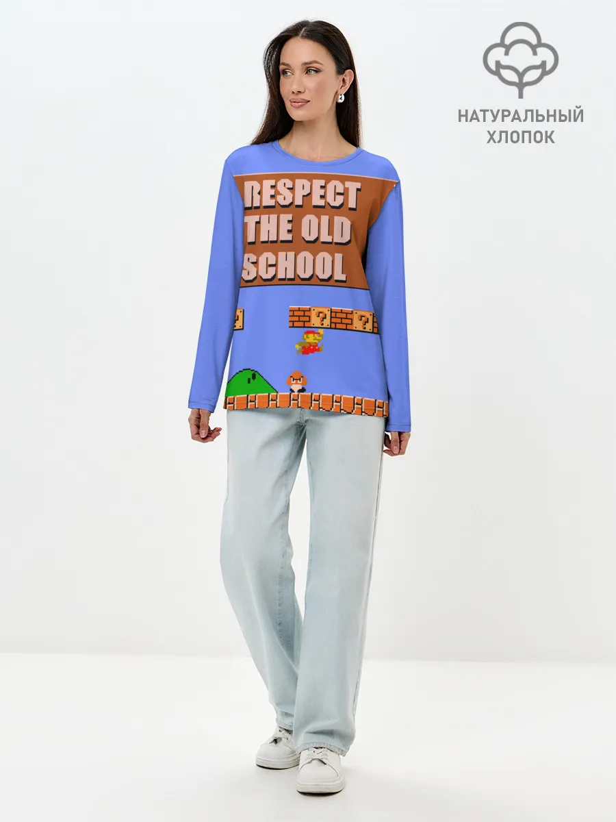 Лонгслив женский. Хлопок / Марио