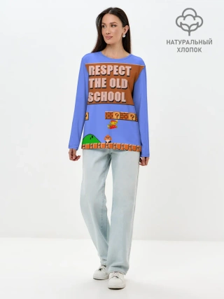 Лонгслив женский. Хлопок / Марио