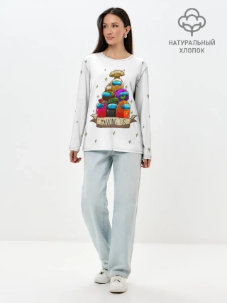 Лонгслив женский. Хлопок / Among Us