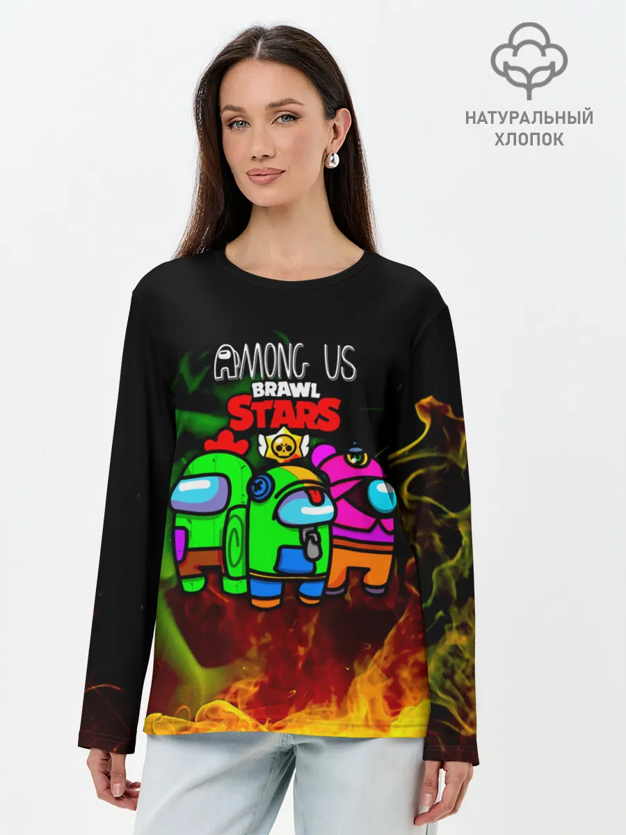 Лонгслив женский. Хлопок / Among Us