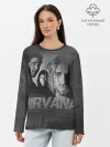 Лонгслив женский. Хлопок / Нирвана