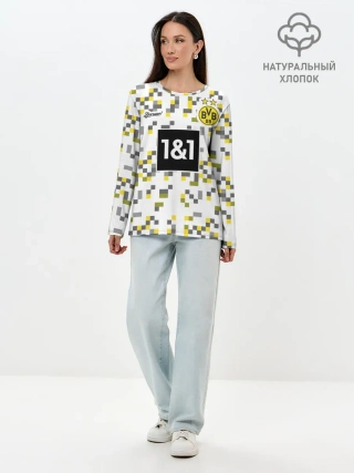 Лонгслив женский. Хлопок / BORUSSIA резервная сезон 20/21