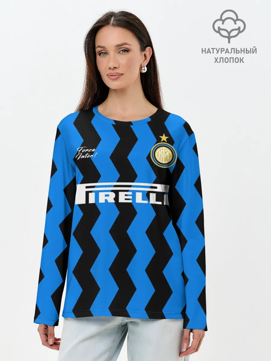 Лонгслив женский. Хлопок / INTER домашняя 20/21