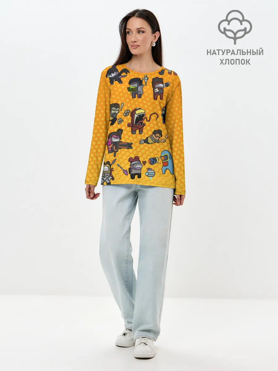 Лонгслив женский. Хлопок / Among Us