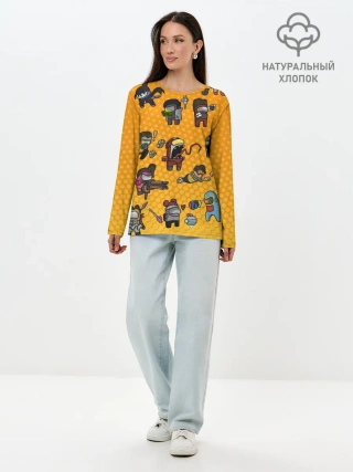 Лонгслив женский. Хлопок / Among Us