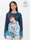 Лонгслив женский. Хлопок / BTS
