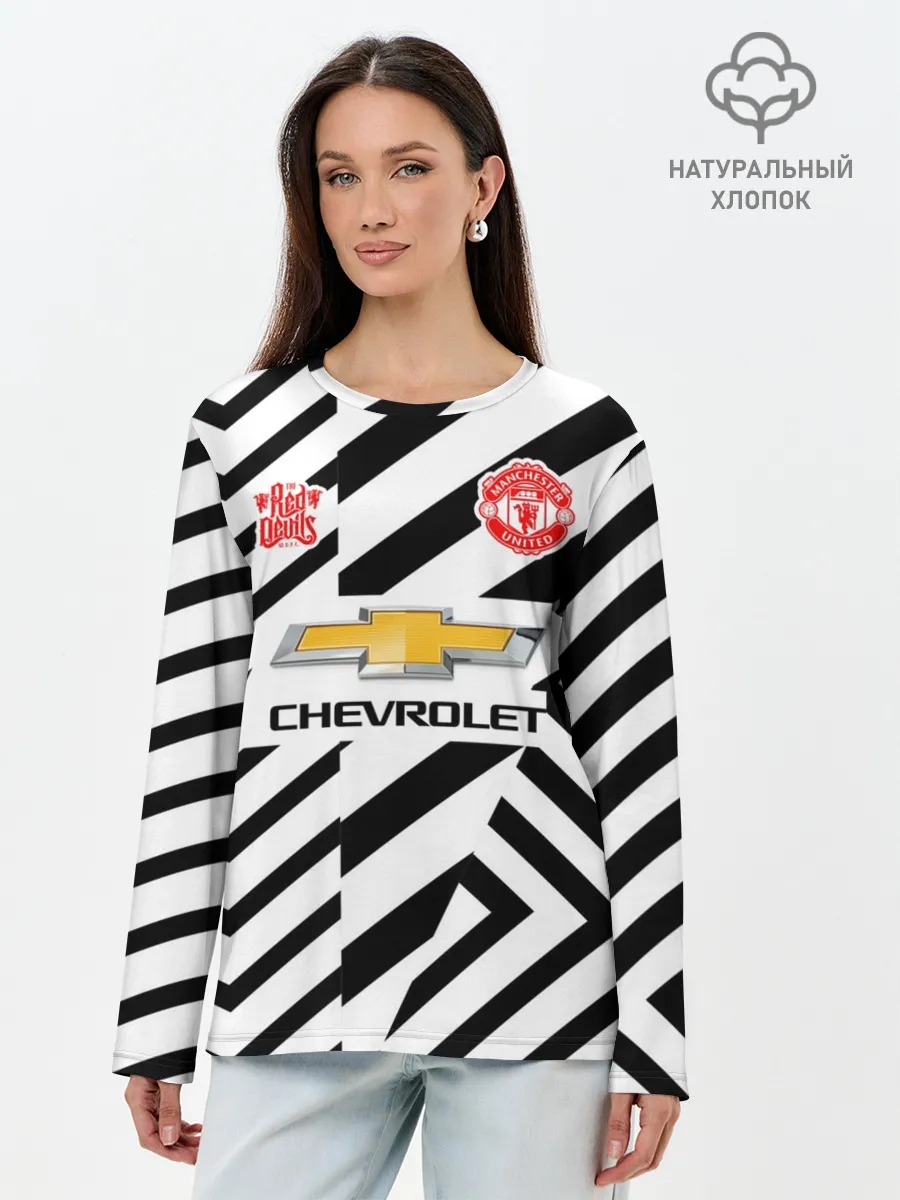 Лонгслив женский. Хлопок / MANCHESTER UNITED 20/21