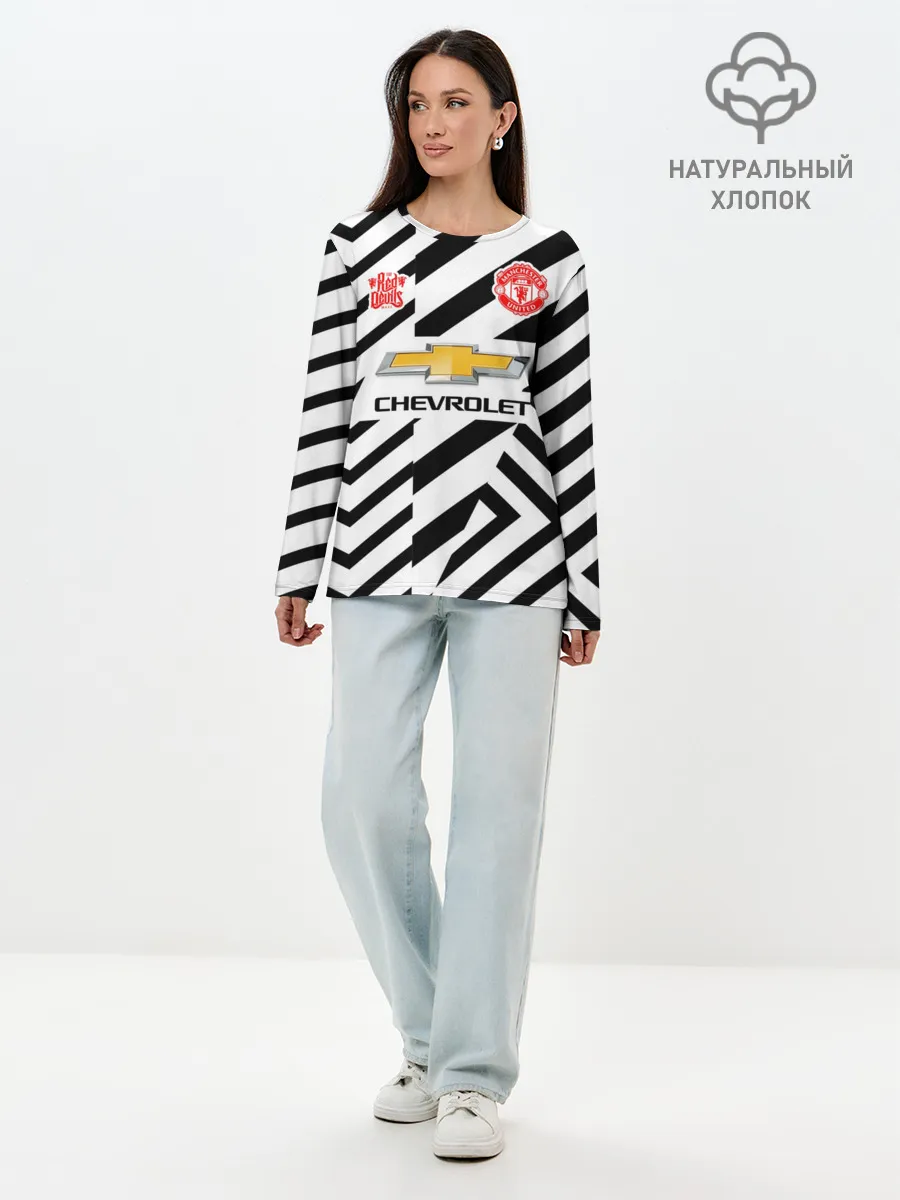 Лонгслив женский. Хлопок / MANCHESTER UNITED 20/21