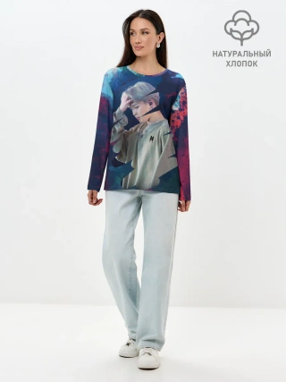 Лонгслив женский. Хлопок / BTS. Jimin