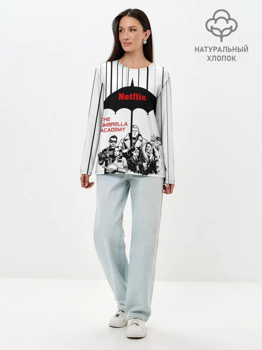 Лонгслив женский. Хлопок / The Umbrella Academy Season 3
