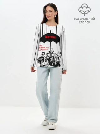Лонгслив женский. Хлопок / The Umbrella Academy Season 3