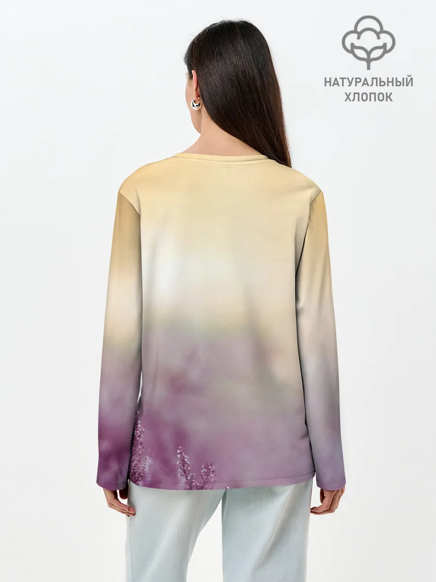 Лонгслив женский. Хлопок / Австралийская Овчарка