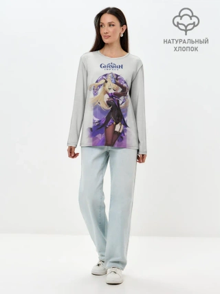 Лонгслив женский. Хлопок / Genshin Impact