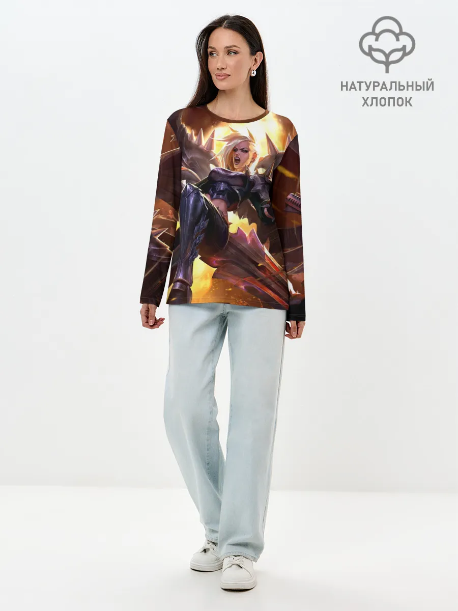 Лонгслив женский. Хлопок / Kayle | Кейл