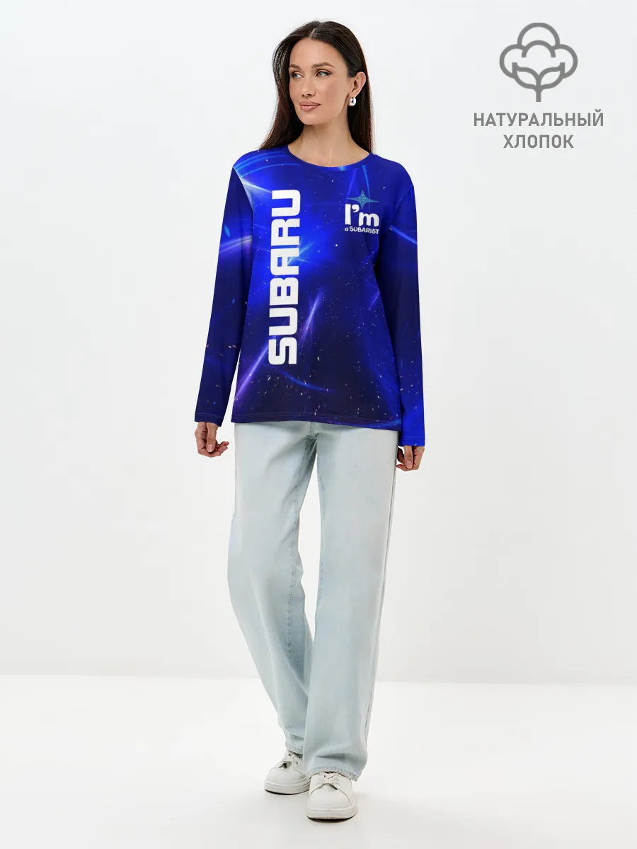 Лонгслив женский. Хлопок / Субару