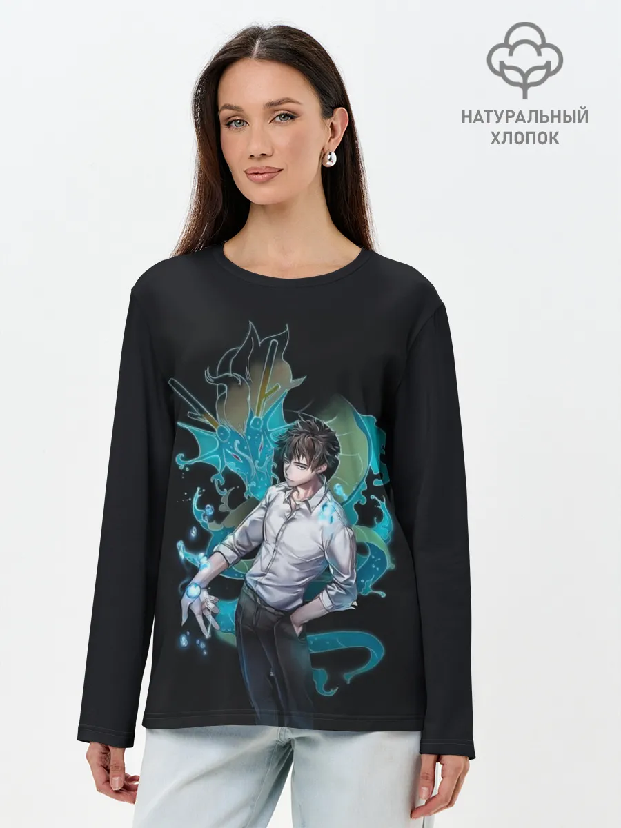 Лонгслив женский. Хлопок / Дэви Хан