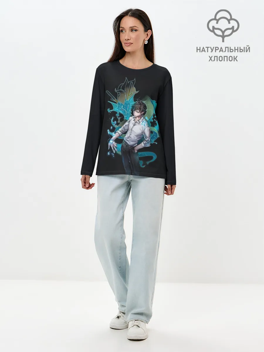 Лонгслив женский. Хлопок / Дэви Хан