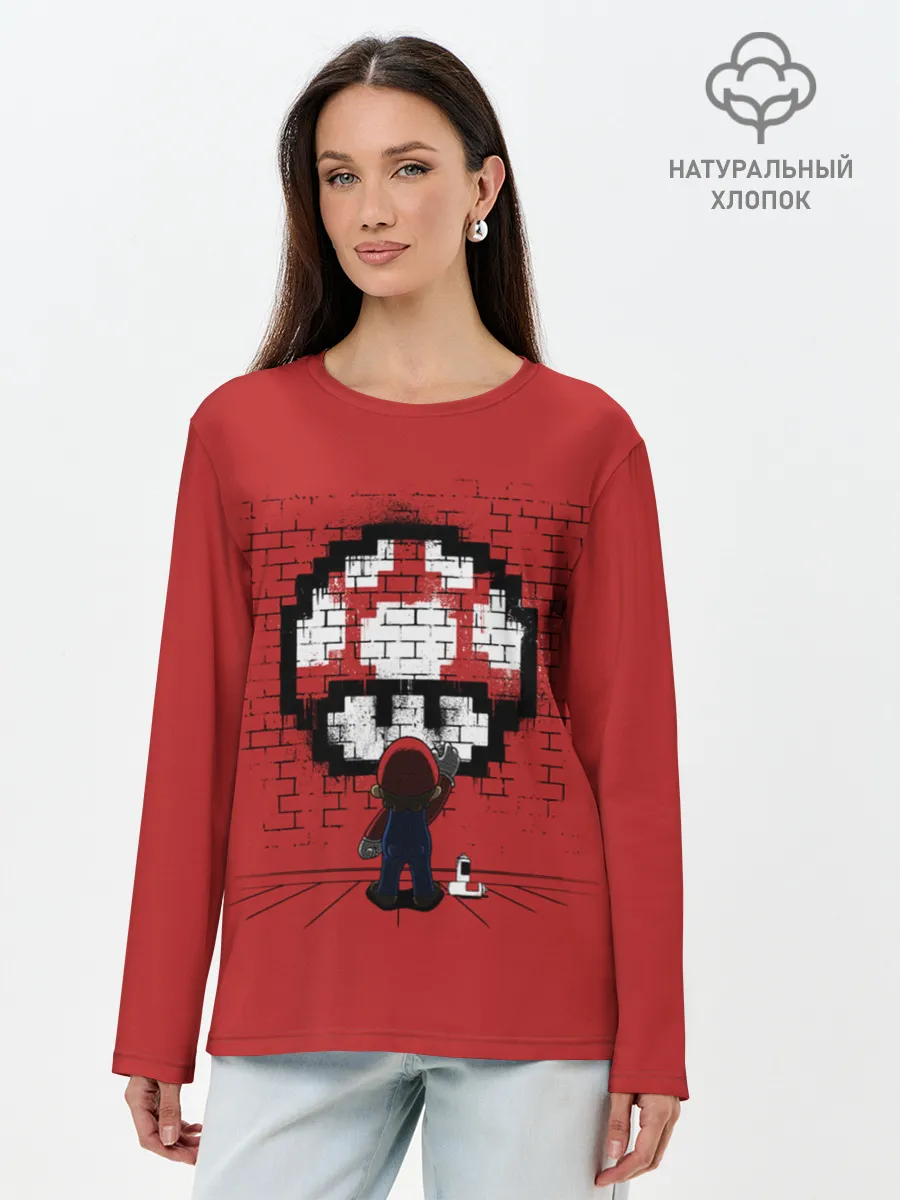 Лонгслив женский. Хлопок / Mario
