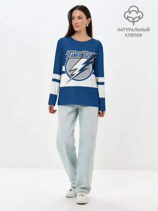 Лонгслив женский. Хлопок / TAMPA BAY LIGHTING