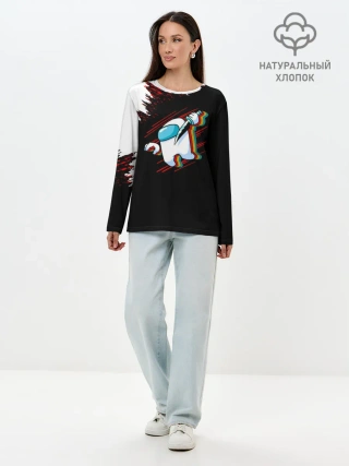 Лонгслив женский. Хлопок / Among Us