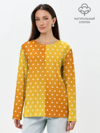 Лонгслив женский. Хлопок / ЗЕНИЦУ КИМОНО