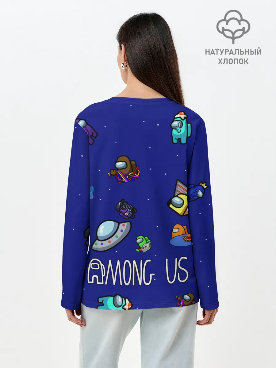 Лонгслив женский. Хлопок / Among Us | Game