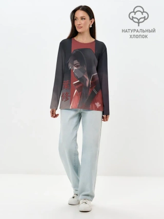 Лонгслив женский. Хлопок / One Autumn Leaf