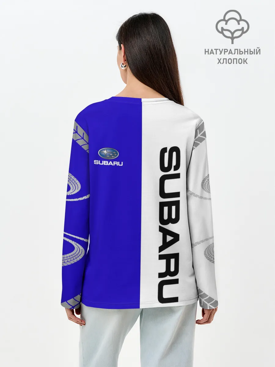 Лонгслив женский. Хлопок / SUBARU/Субару