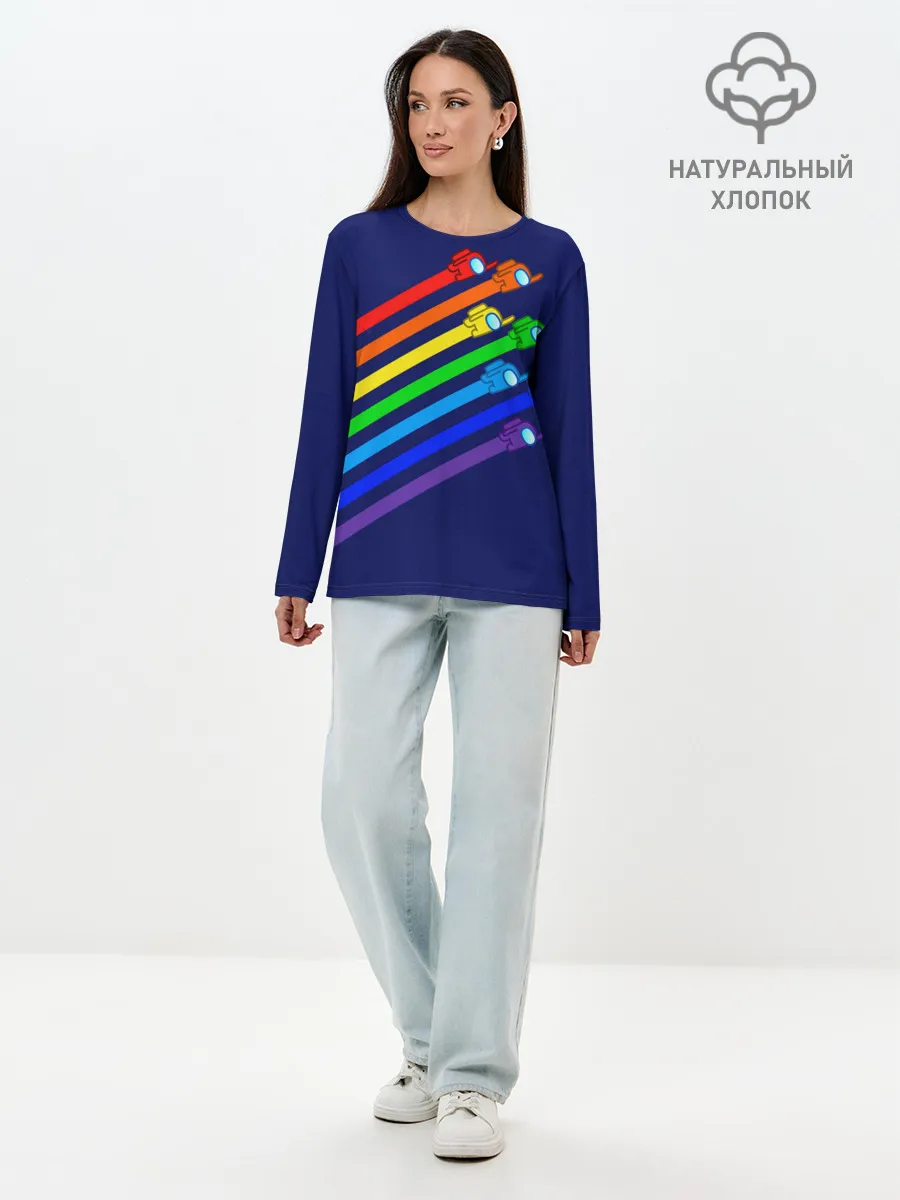 Лонгслив женский. Хлопок / Among Us