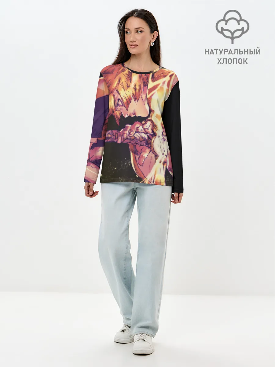Лонгслив женский. Хлопок / ЗЕНИЦУ ИЗ КЛИНКА