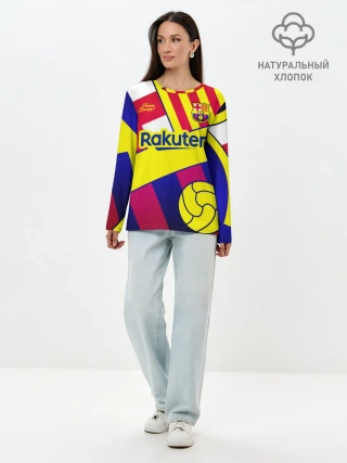 Лонгслив женский. Хлопок / BARCELONA