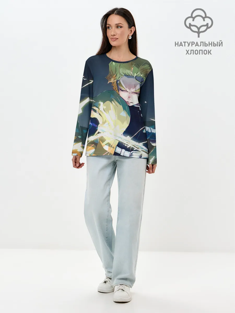 Лонгслив женский. Хлопок / ЗЕНИЦУ АГАЦУМА