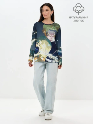 Лонгслив женский. Хлопок / ЗЕНИЦУ АГАЦУМА