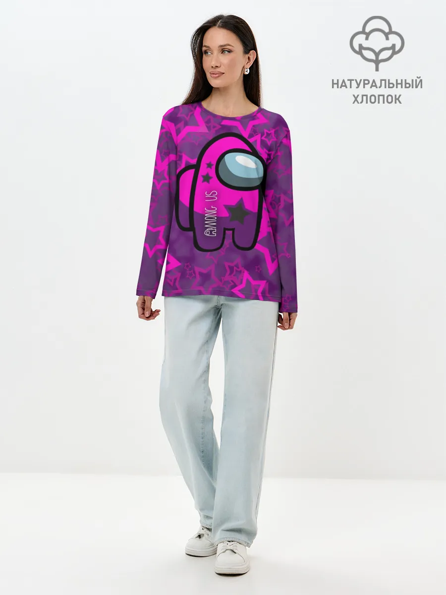 Лонгслив женский. Хлопок / Among Us