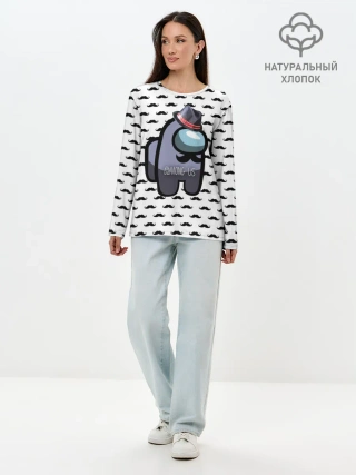 Лонгслив женский. Хлопок / Among Us