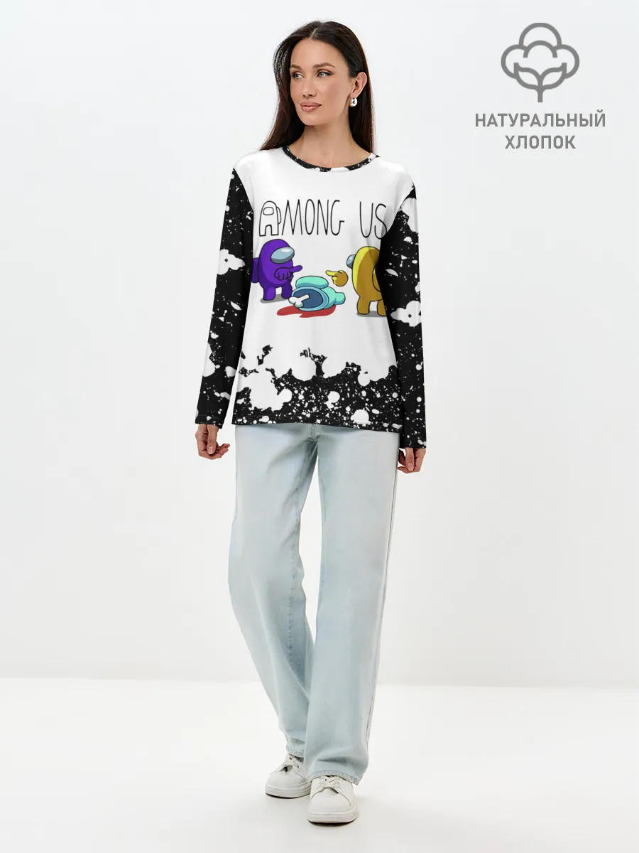 Лонгслив женский. Хлопок / Among Us